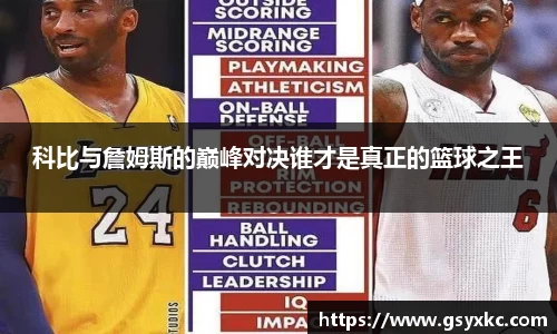 科比与詹姆斯的巅峰对决谁才是真正的篮球之王